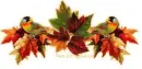 Autumn fall leaves - div