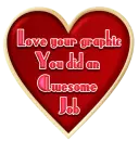 Red Heart Great Job