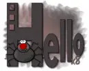 Halloween Spider Hello