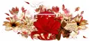 Red candle, Autumn Divider