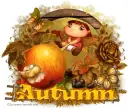 Autumn Fairy At Play