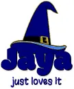 Jaya just loves it (haloween hat)