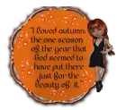 I loved Autumn