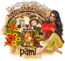 Bless all who gather here, Happy Thanksgiving ~ Pami ~ offer ~ fg