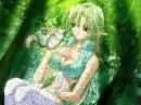 Glitter anime girl