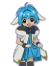  blue cat girl