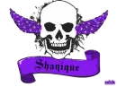 shanique purple skull