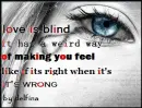 love is blind
