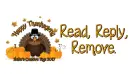 Read, Reply, Remove ~ Thanksgiving