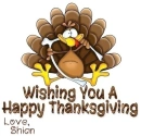 Wishing You A Happy Thanksgiving  Love, Shii