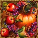 Thanksgiving tiled background