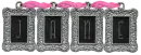 Silver name with pink threads - Jane