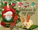 Welcome to my page/ Marilyn