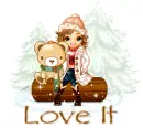 Winter Candybar Doll & Teddy
