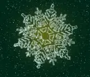 Green Snowflake