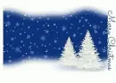 Merry Christmas (white tree with snow)