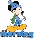 Goof Morning (Mickey in the snow)