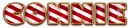 CONNIE CANDY CANE RED TEXT 