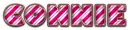 CONNIE CANDY CANE PURPLE TEXT