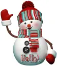 Christmas Snowman (Hello!)