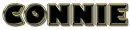 CONNIE OUTLINE GOLD BLACK TEXT