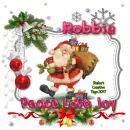Peace, Love , Joy ~ Robbie