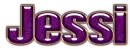 Purple with gold trim - Jessi