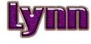 Purple with gold trim - Lynn