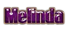 Purple with gold trim - Melinda