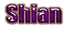 Purple with gold trim - Shian