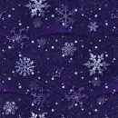 Purple Winter Snowfall