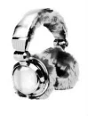 CanYouFeelTheBeatLightSilverFuzzyHeadphones