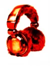 CanYouFeelTheBeatRedFuzzyHeadphones