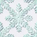 Mint Green Snowflake