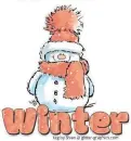 Winter (snowman in the snow)