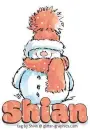 Shian (Snowman in animated snow) â„