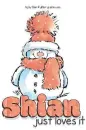 Shian just loves it (cute Snowman - animated snow)
