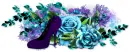 Purple & Blue Roses Page Divider