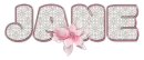 Lacy white with gold trim and flowers - Jane