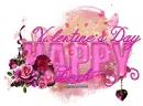 Happy Vday Word Art- Leah