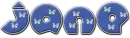Blue with butterflies - Jane