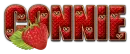 HEART CONNIE LOVE LETTER STRAWBERRY TEXT