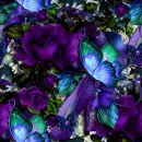 Butterfly Fantasy seamless background