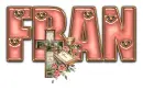 DUSTY ROSE  BIBLE CROSS FRAN TEXT 