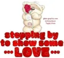 stopping by to show some love (fizzy moon)