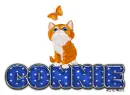 SMILE CAT BUTTERFLY CONNIE TEXT