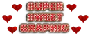 Red hearts - super sweet graphic