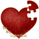 Be My Valentine (puzzle heart)