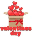 Valentines Day (gift box of hearts)