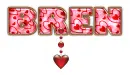 VALENTINE BREN GOLD TEXT